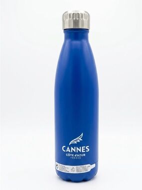 NWOT Blue Cannes Aluminum Water Bottle
